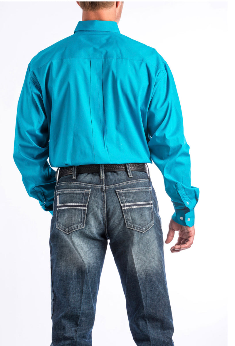 Turquoise shirt mens sales outfit