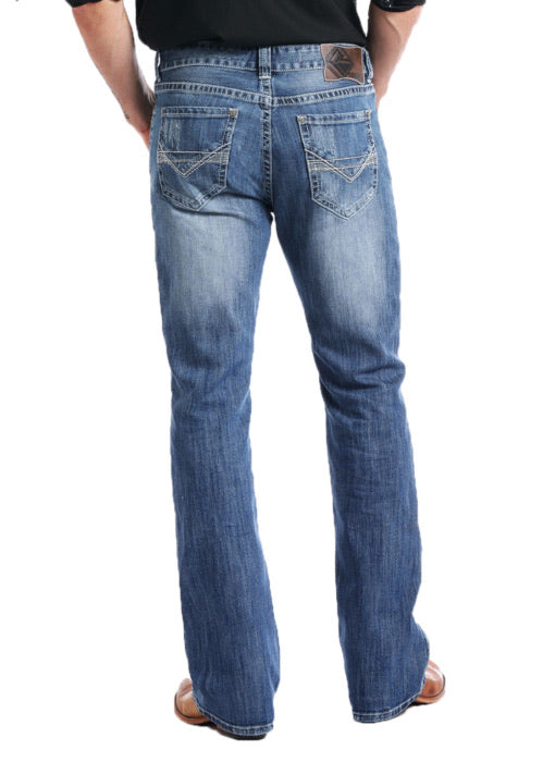 Rock & Roll Denim Men's Reflex Double Barrel Straight Leg Jeans