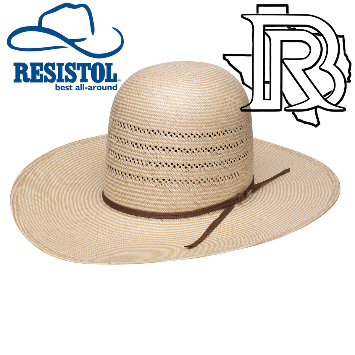Top Hand 4.25 Brim Precreased Natural Straw Hat by Resistol