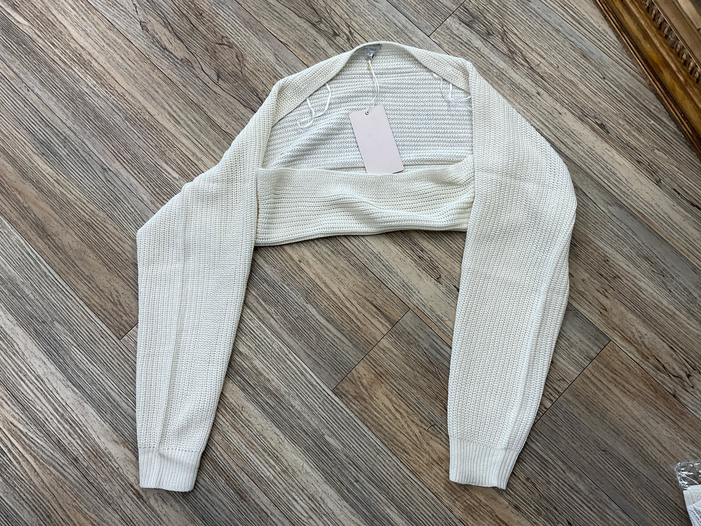 “ Jacky “ | ivory crop top sweater