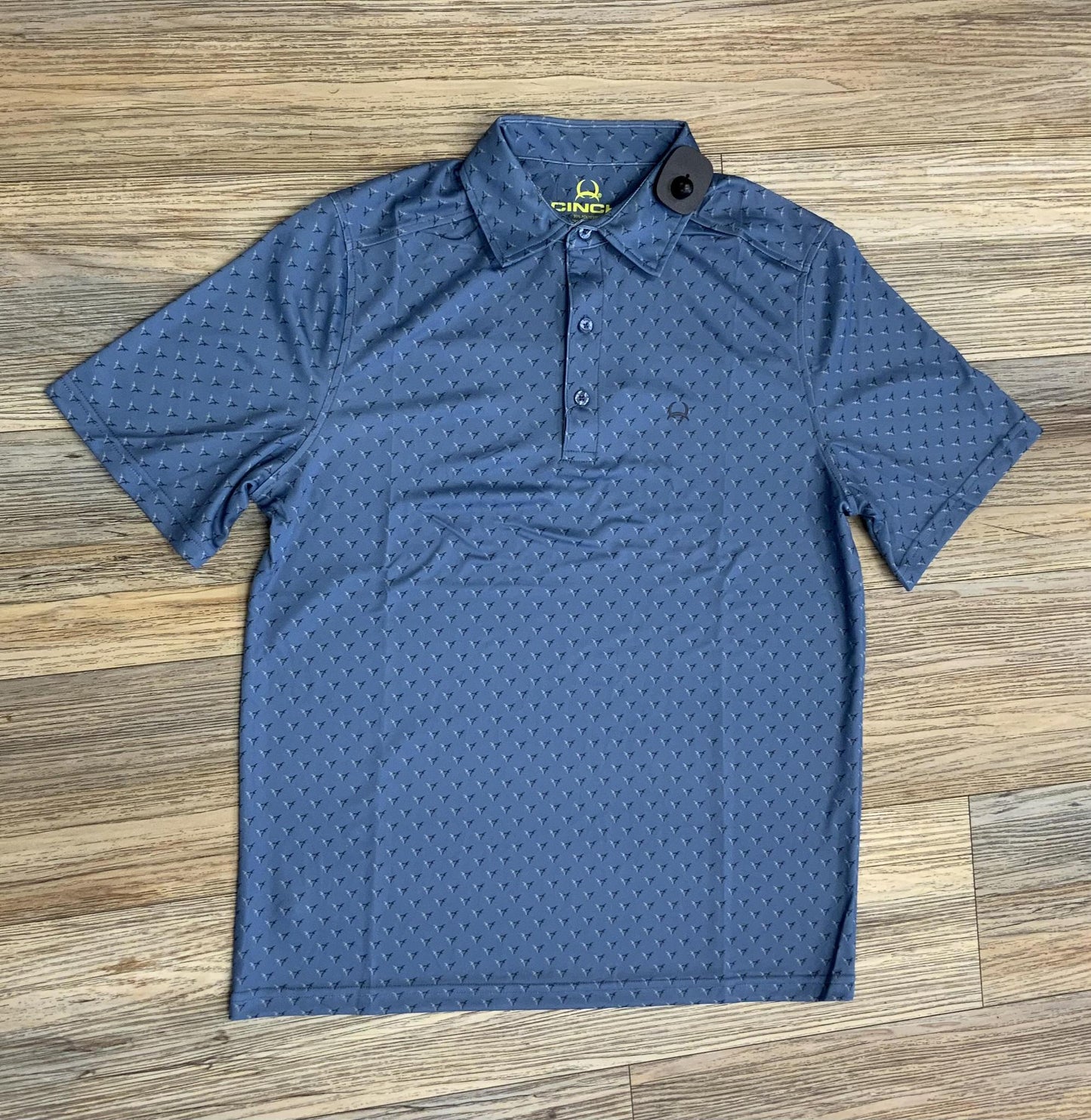 Men’s cinch ARENAFLEX blue polo | MTK1863034