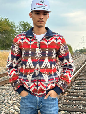 MEN’S AZTEC BOMBER JACKET BM92C01925