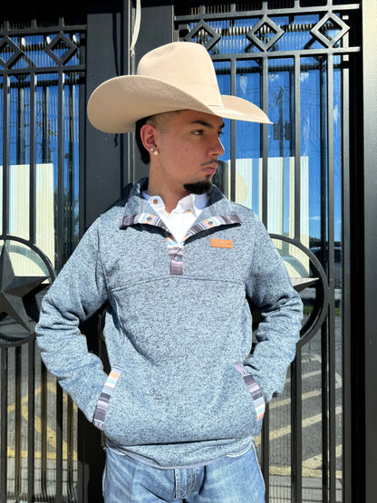 CINCH MENS BLUE PULLOVER |MWK1534006