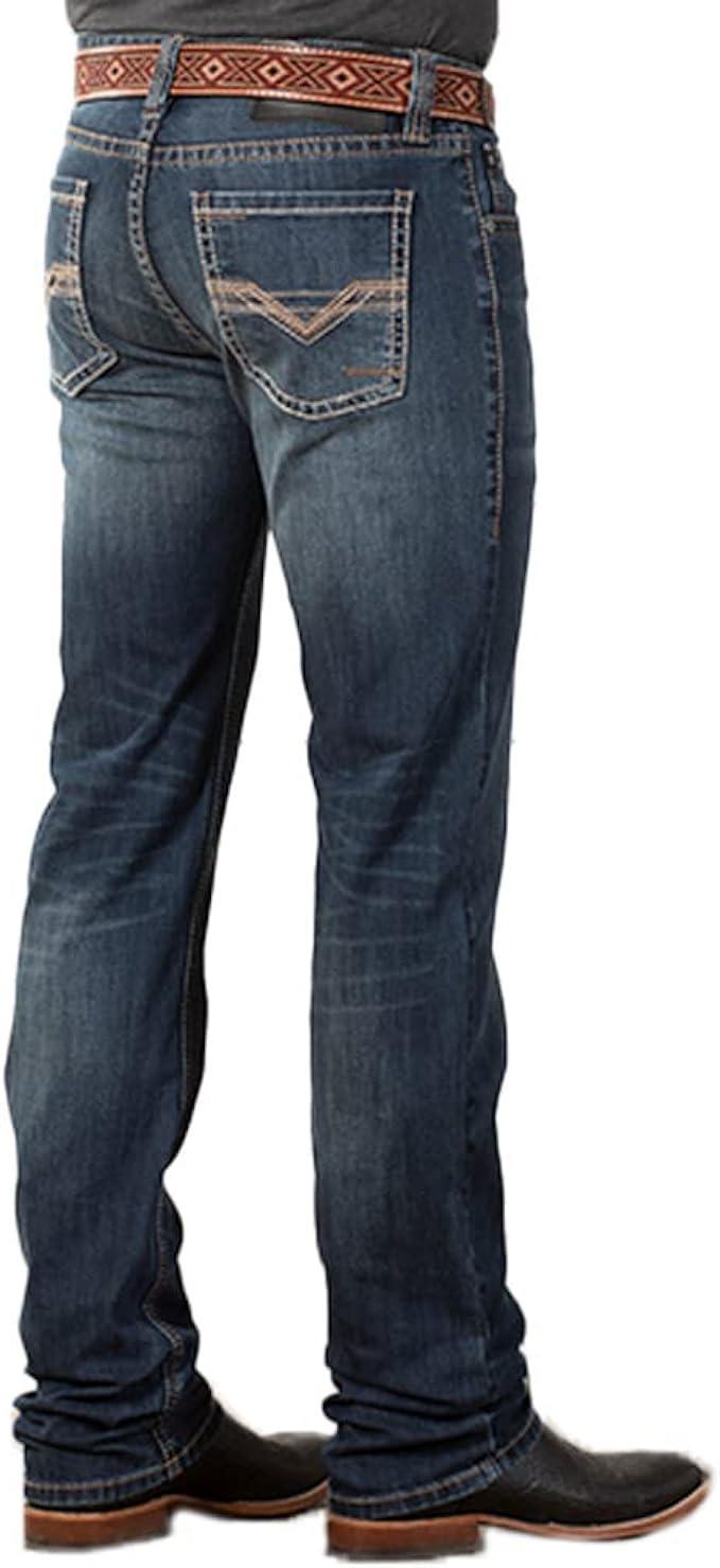 Men's Rock&Roll Revolver Straight Slim Jeans (M1R1773) BLUE LABEL