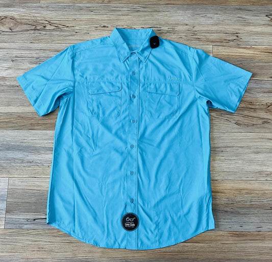 MENS ARIAT VENTEK OUTBOUND SHORT SLEEVE TURQUOISE REEF SHIRT |10048734zz