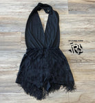 Nora black  romper