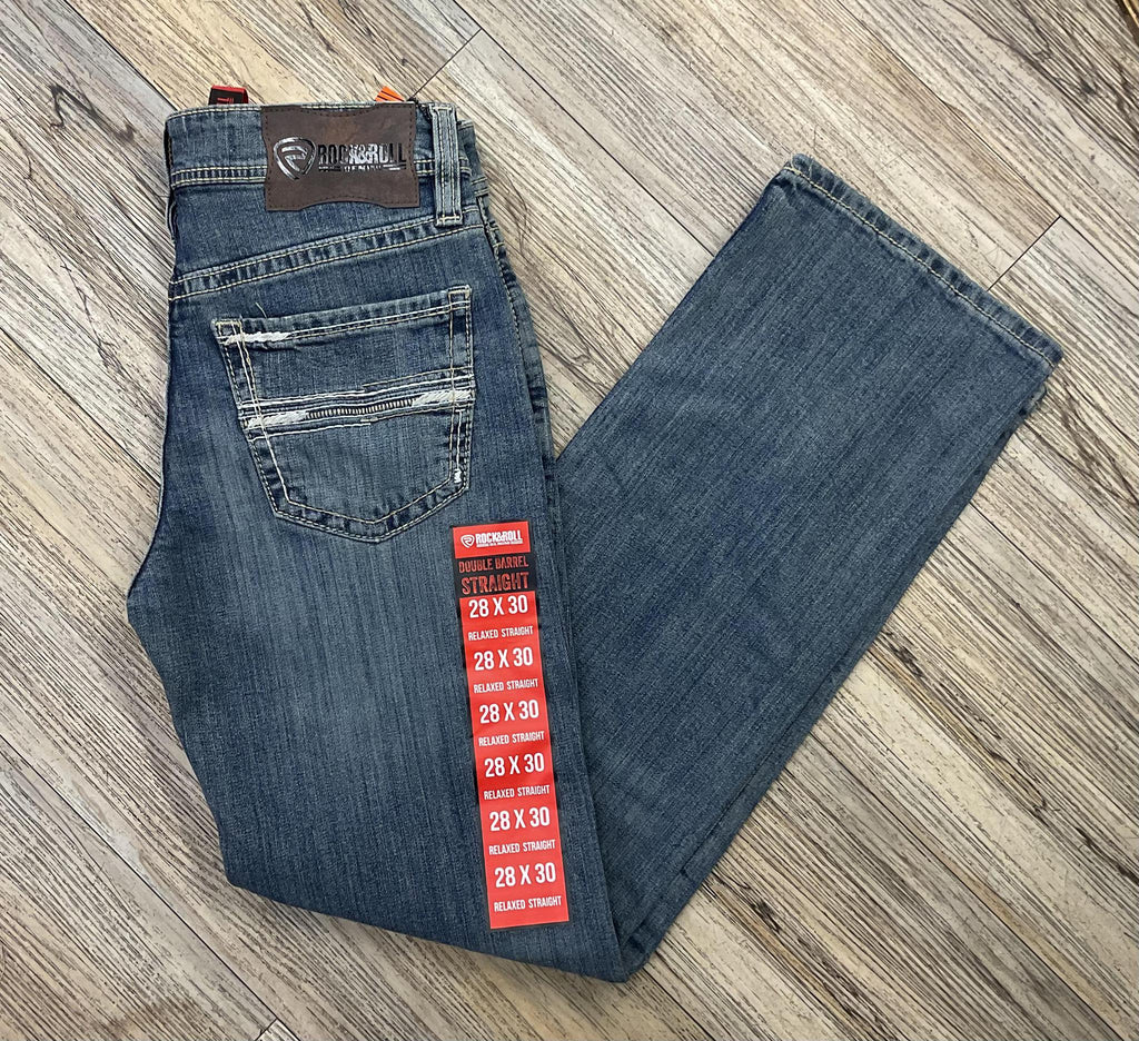 MENS ROCK & ROLL RELAXED STRAIGHT MEDIUM VINTAGE JEANS |BM0SD05558 RED LABEL