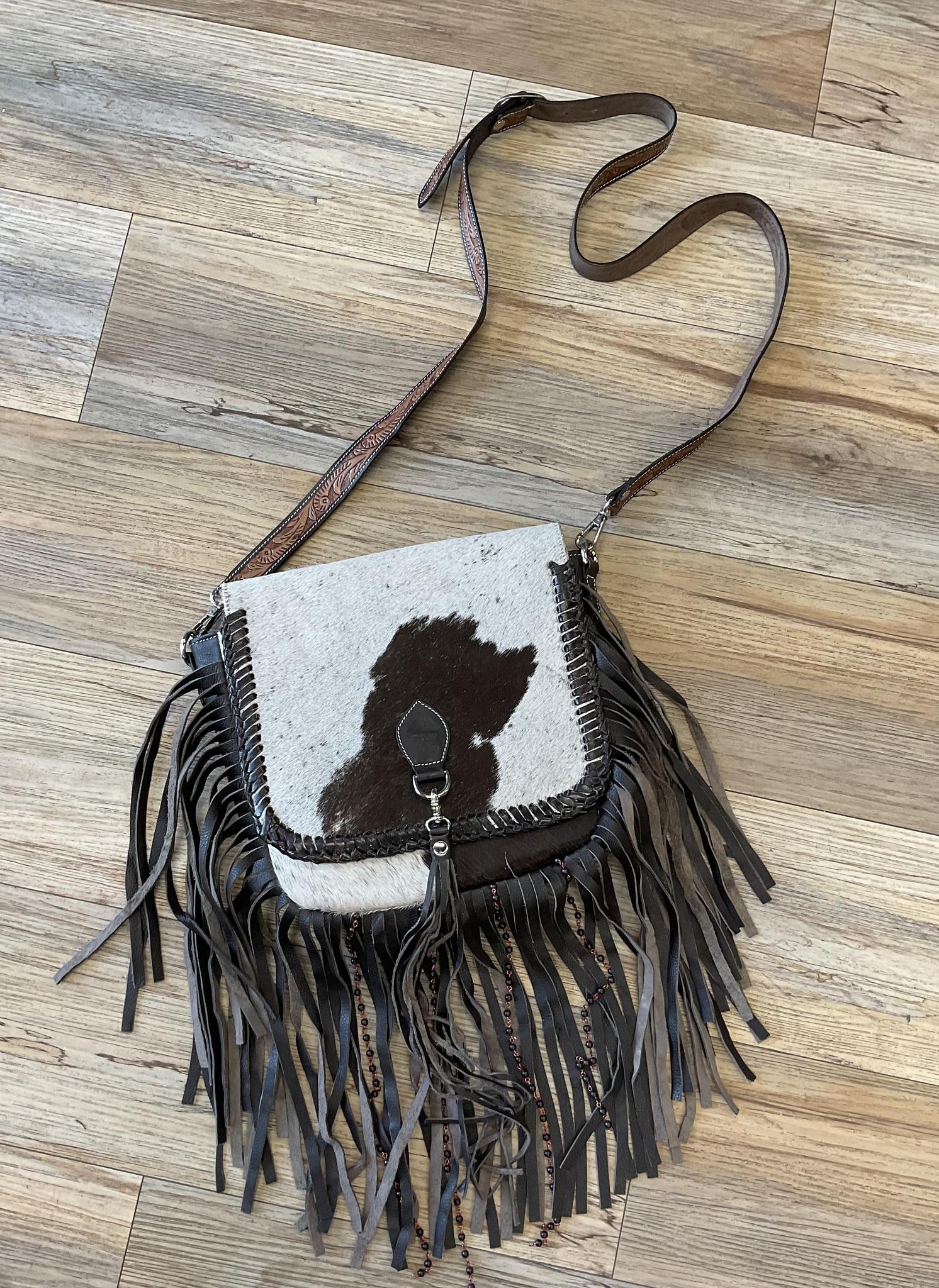 Cowhide Crossbody Purse