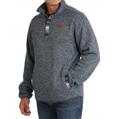 CINCH MENS BLUE PULLOVER |MWK1534006