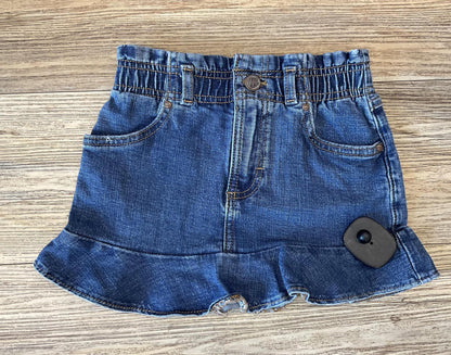 GIRL'S ELASTIC WAIST DENIM SKIRT | 112353067