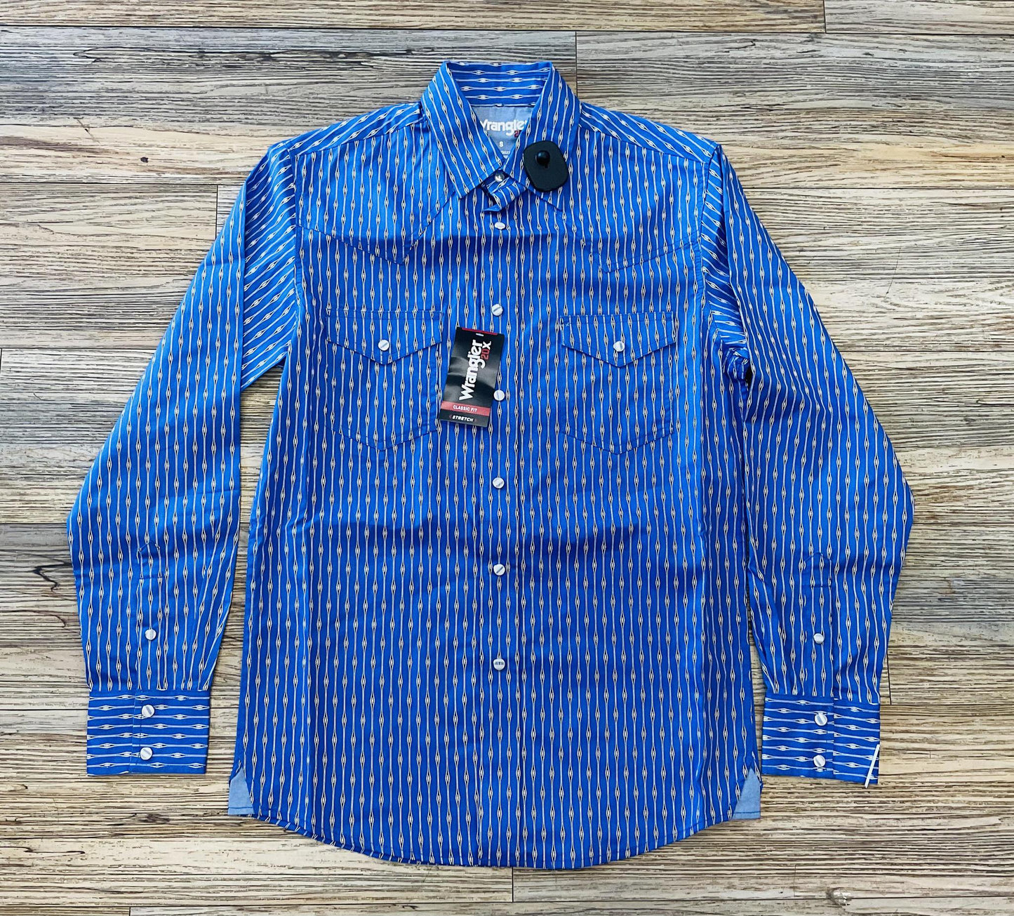 MENS WRANGLER 20X BLUE SHIRT | 112352213