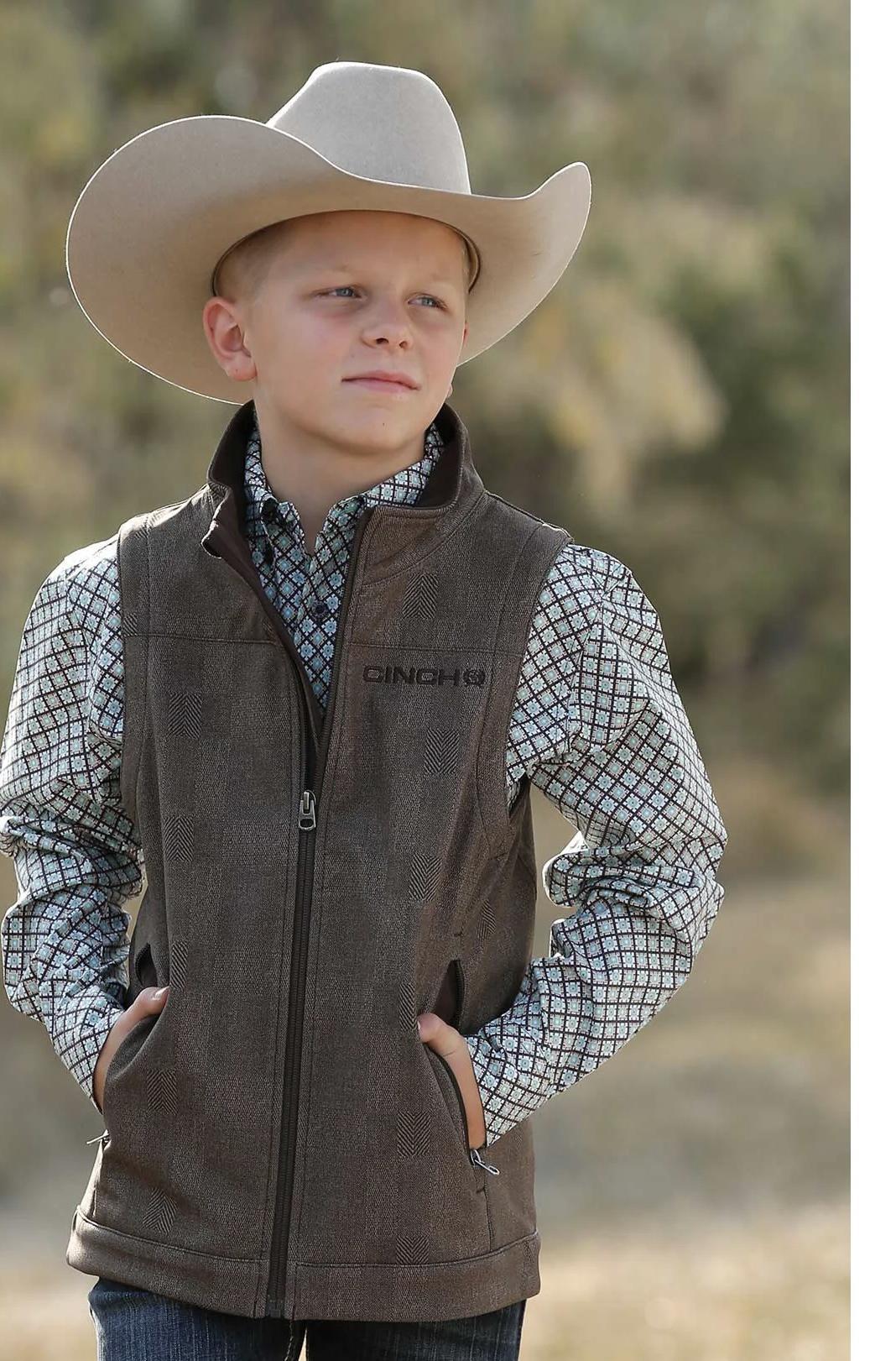 boys cinch vest