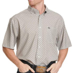 Cinch Men’s arenaflex gray short sleeve shirt | MTW1704127