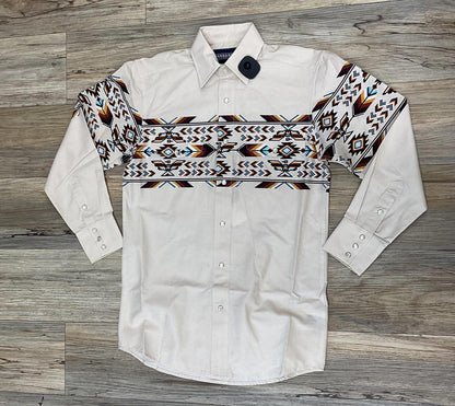 PANHANDLE MENS LONG SLEEVE NATURAL SHIRT | SMN2S03208