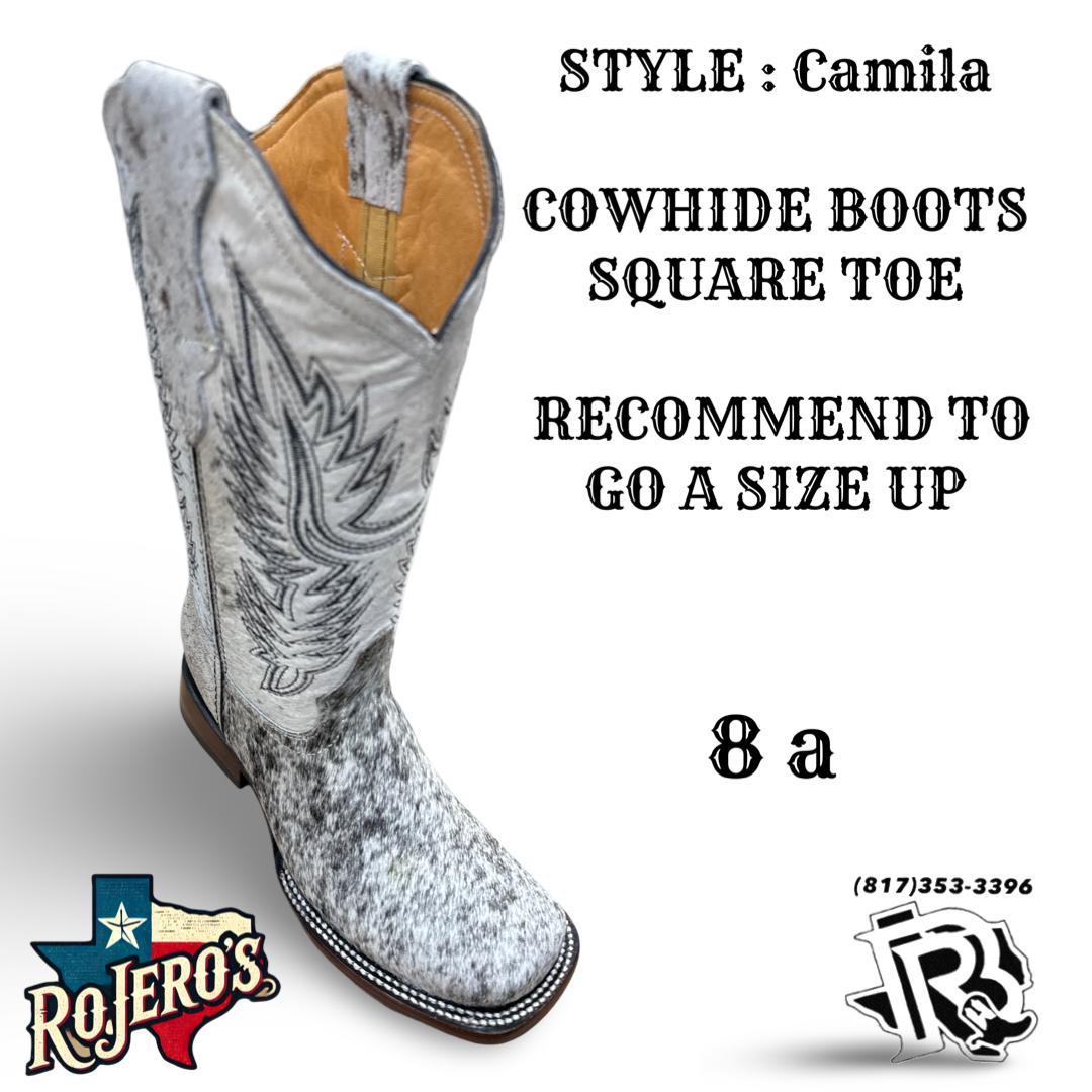 CAMILA COWHIDE BOOTS YOUTH