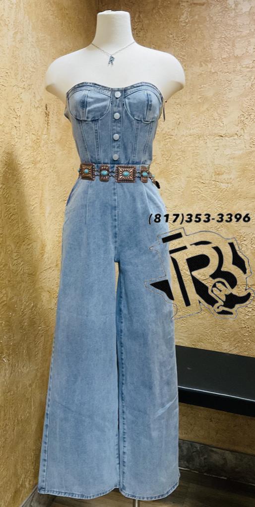 LILIAN DENIM JUMPSUIT