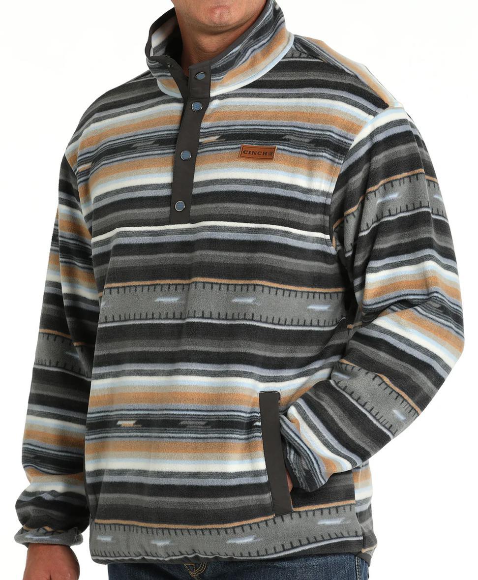 Cinch Men's Black Polar Fleece Pullover | MWK1514024