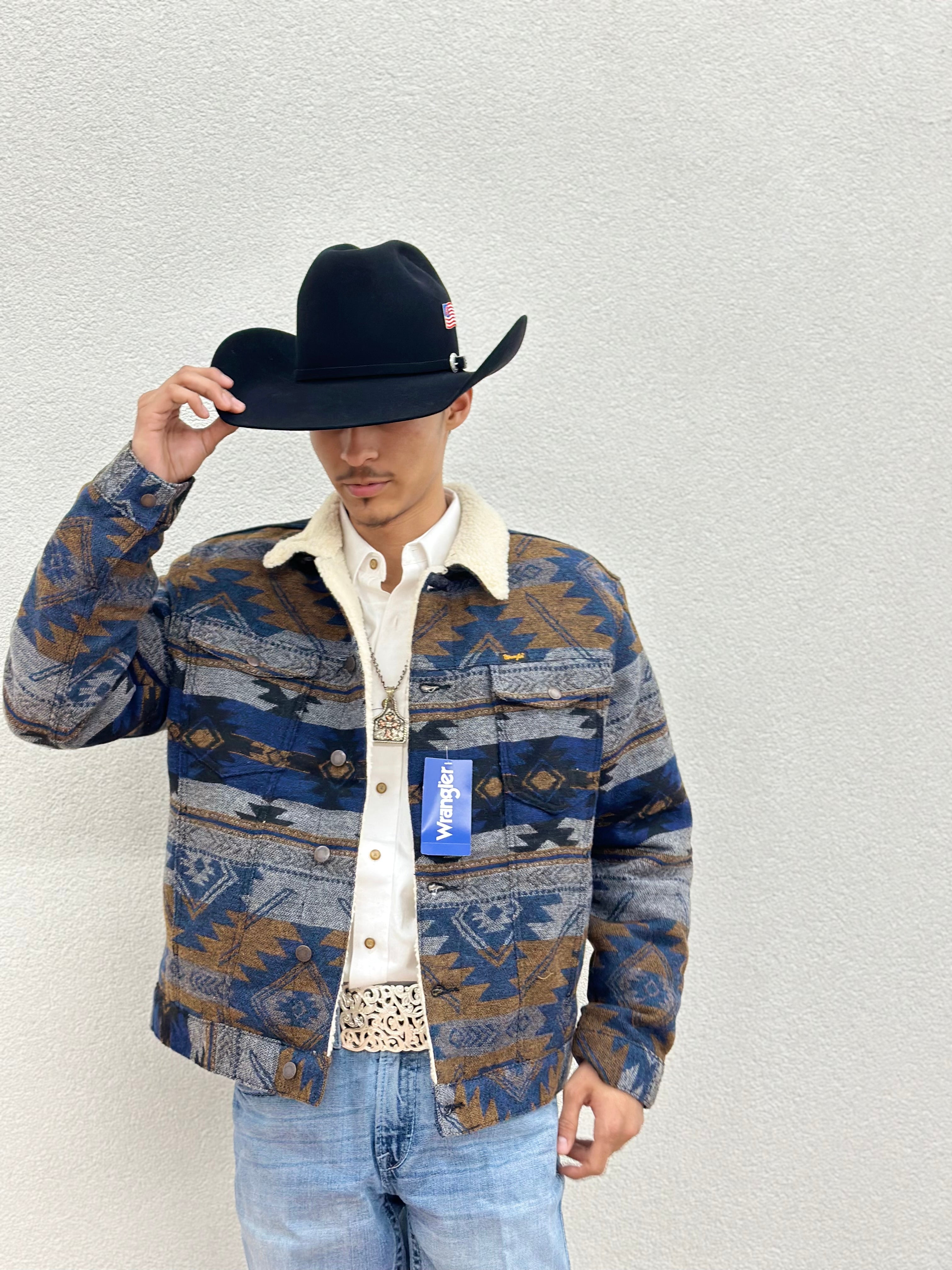 “ Jack “ | WRANGLER VINTAGE WESTERN MEN JACKET GRIZZLY 112318500