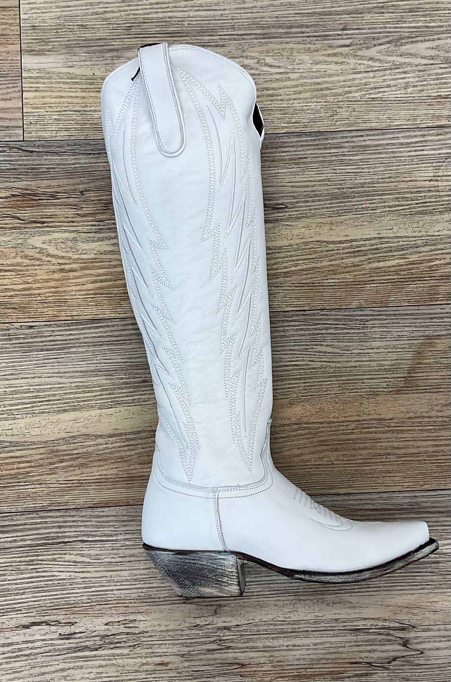 ‘’LILLY’’ WHITE WESTERN BOOTS