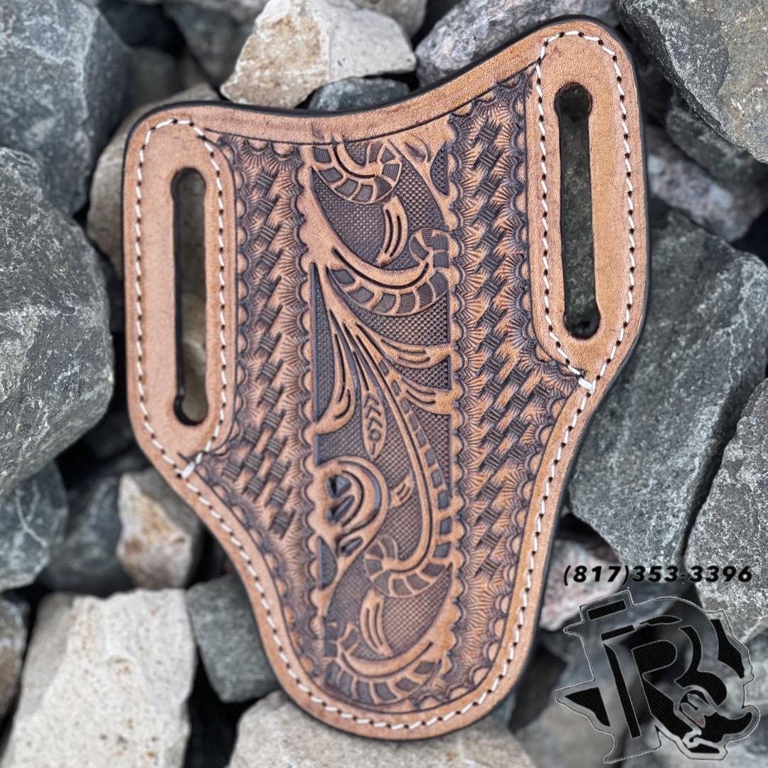 “ BRYAN “ | MEN WESTERN KNIFE SHEATH BROWN