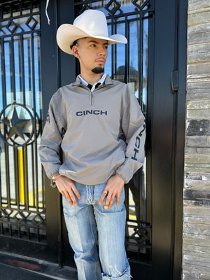 Cinch Men's Grey Windbreaker Jacket | MWJ1000009