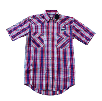 Panhandle Mens Short Sleeve red Shirt | RMN3S03827