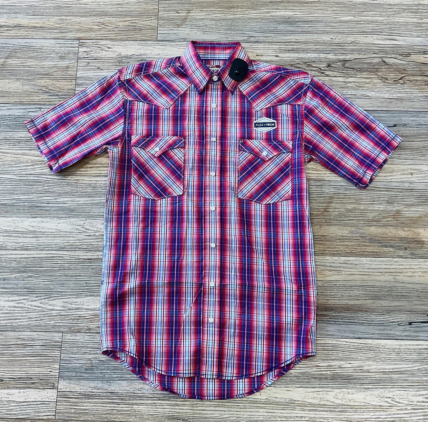 Panhandle Mens Short Sleeve red Shirt | RMN3S03827