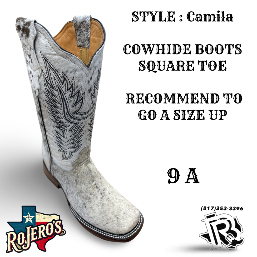 CAMILA COWHIDE BOOTS YOUTH