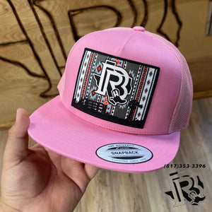 “ WINTER “ | BR CAP AZTEC PATCH  PINK/PINK