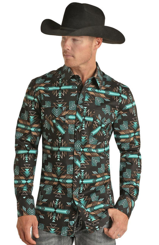 MEN’S ROCK ROLL SHIRT LONG SLEEVE BMN2S02509