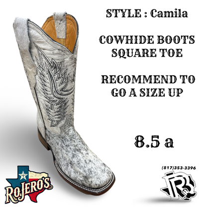 CAMILA COWHIDE BOOTS YOUTH