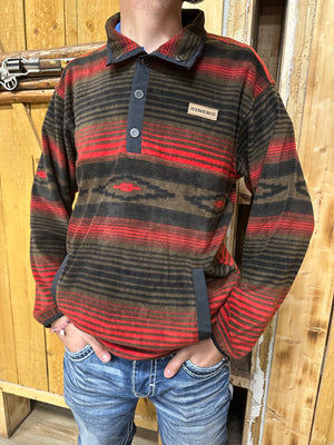 “ Brayden “ | MEN CINCH BROWN AND RED PULLOVER MWK1514012