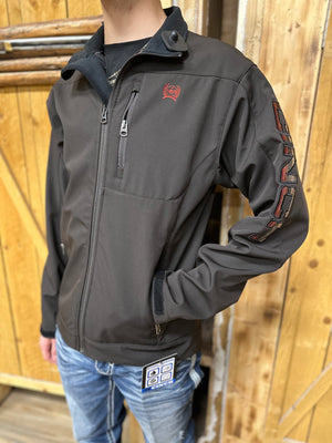 “ Jesse “ | Cinch Men's Chocolate Brown with Red Serape Logo Patch |MWJ1567003