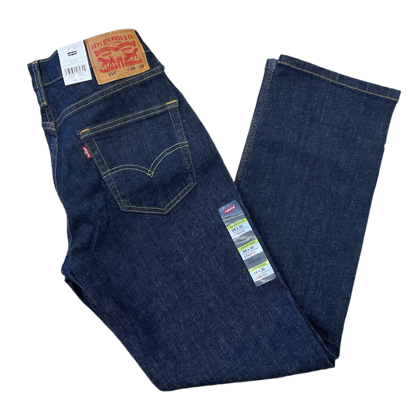 MEN’S STRAIGHT STRETCH 514 LEVIS JEANS (005141325)