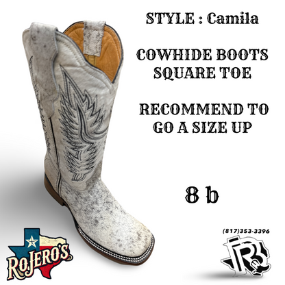 CAMILA COWHIDE BOOTS YOUTH