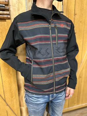 “ Dan  “ | MEN CINCH BLACK RED AZTEC CONCEAL CARRY  JACKET MWJ1538002