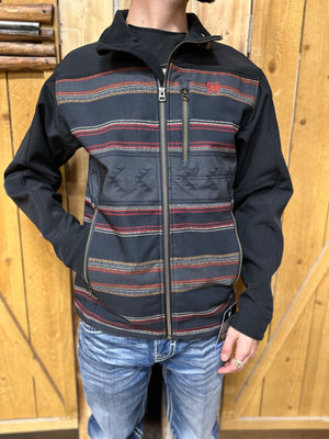 “ Dan  “ | MEN CINCH BLACK RED AZTEC CONCEAL CARRY  JACKET MWJ1538002