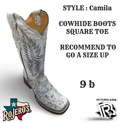 CAMILA COWHIDE BOOTS YOUTH