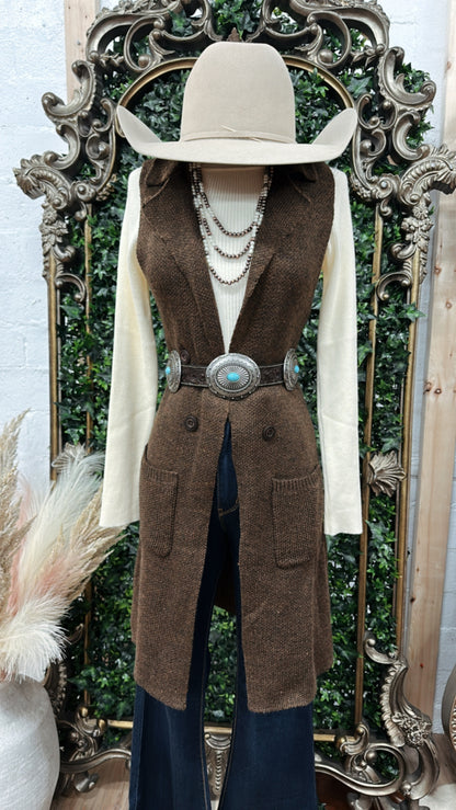 NELI VEST (Brown)