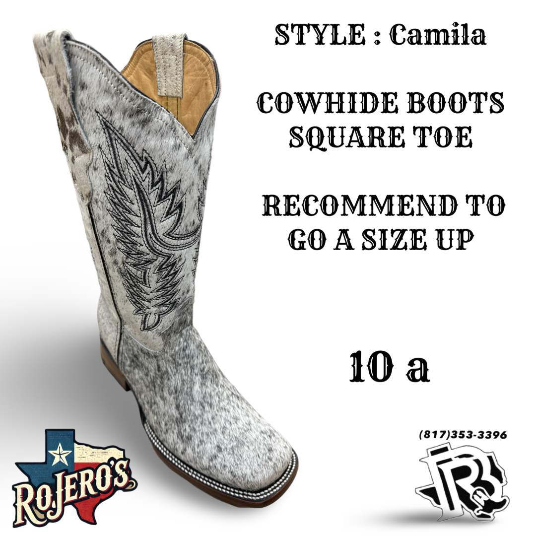 CAMILA COWHIDE BOOTS YOUTH