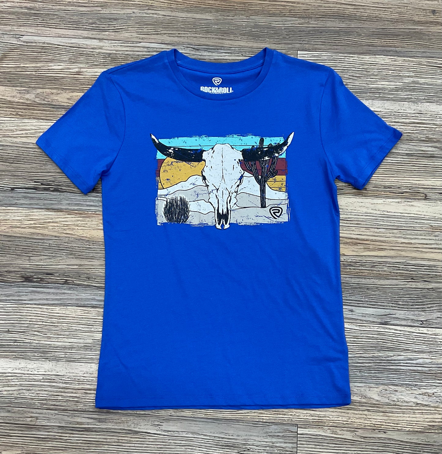 MEN’S SS T-SHIRT BLUE (P9-3084)