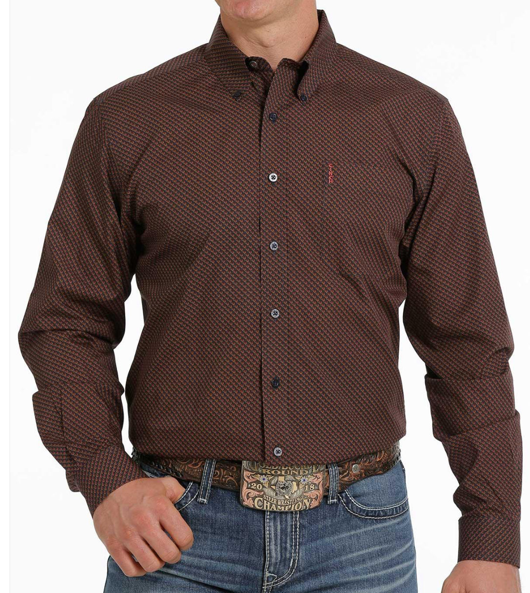 MEN’S LONG SLEEVE CINCH SHIRT MTW1347033