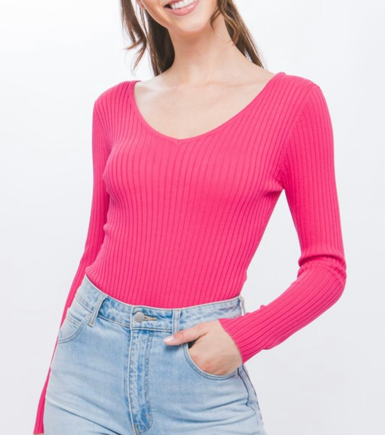 TELI BODYSUIT HOT PINK