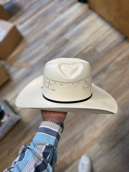 “ CROSS “ | RODEO KING STRAW COWBOY HAT IVORY