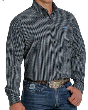 MEN’S CINCH LONG SLEEVE BUTTON UP BLK (MTW1105250)