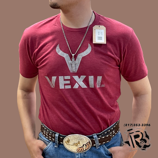 ‘’ALEX’’ MENS CARDINAL T-SHIRT