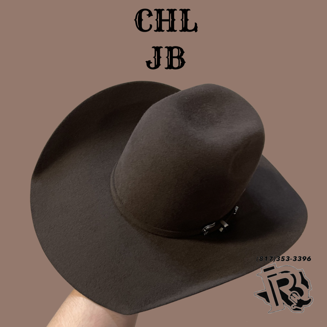 “ Eric “ | Men Wool Cowboy Hat Chocolate Open Crown 6 7/8
