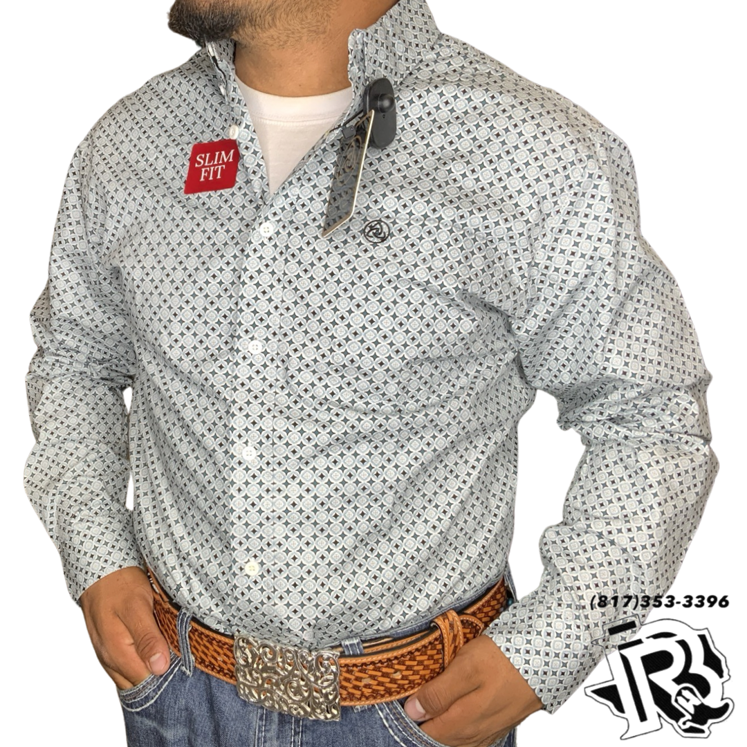 ‘’RICHARD’’| MENS LIGHT  WESTERN BABY BLUE  SLIM FIT SHIRT