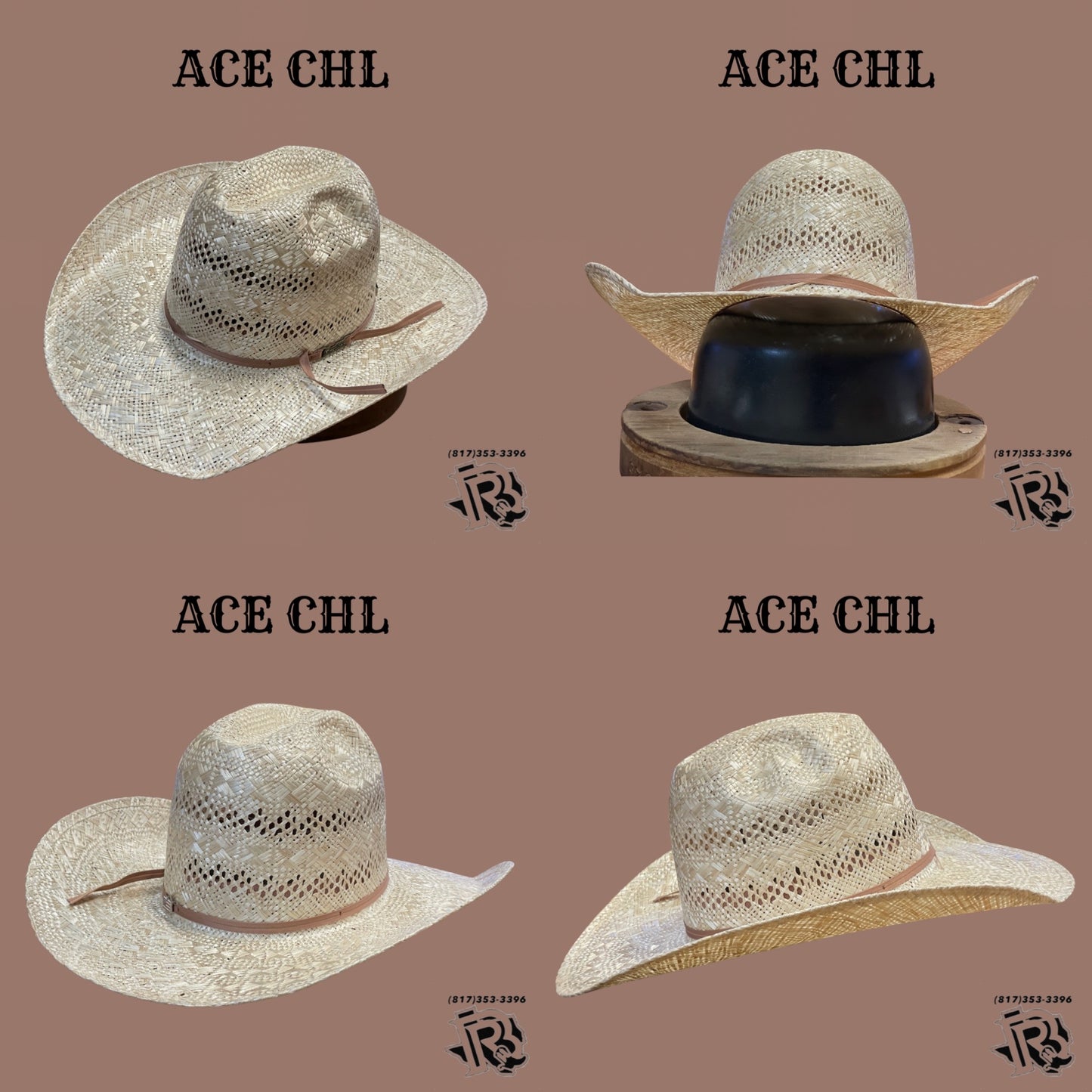 “ 1804 “ | AMERICAN STRAW COWBOY STRAW HAT SISAL