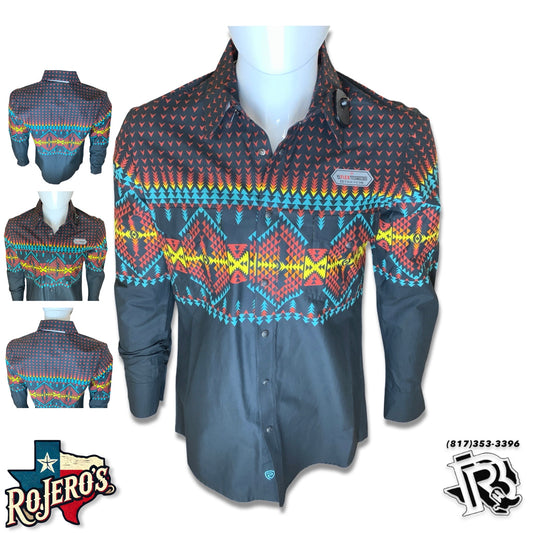 “ Boone “ | MEN’S ROCK ROLL SHIRT VINTAGE WESTERN COWBOY SHIRT BMN2S02165